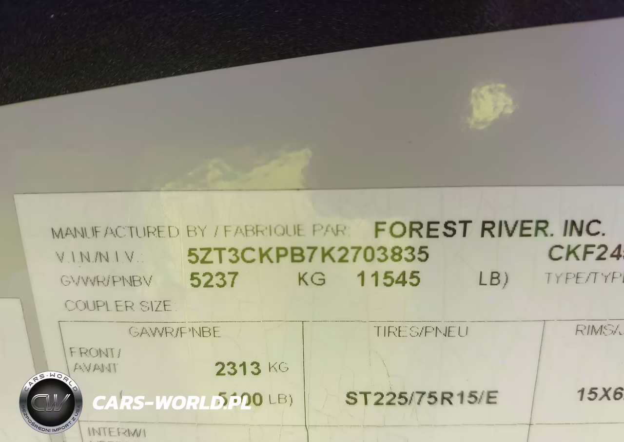 2019 Forest River Other VIN:5ZT3CKPB7K2703835 - 9