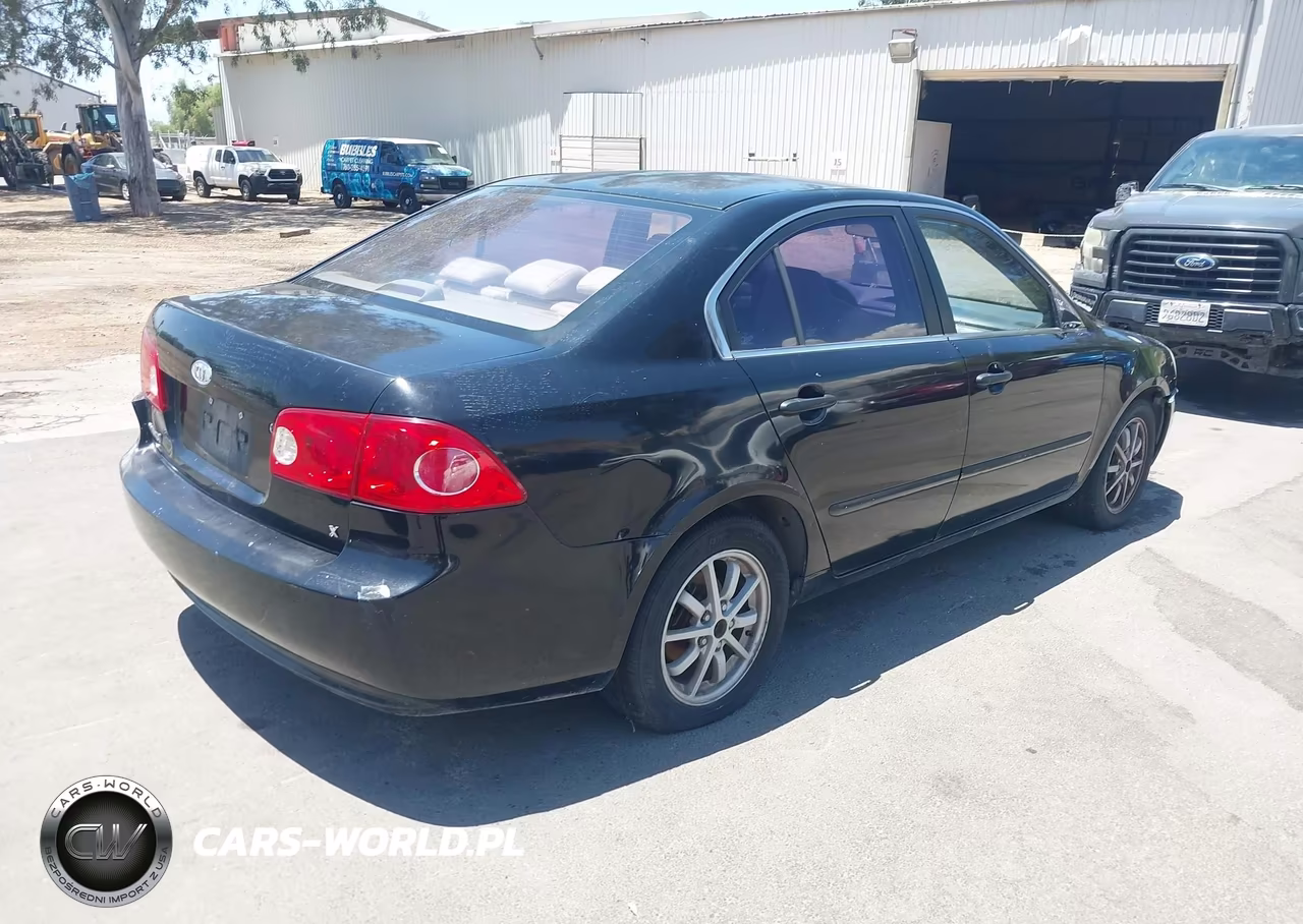 2008 Kia Optima Lx VIN:KNAGE123X85177177 - 4