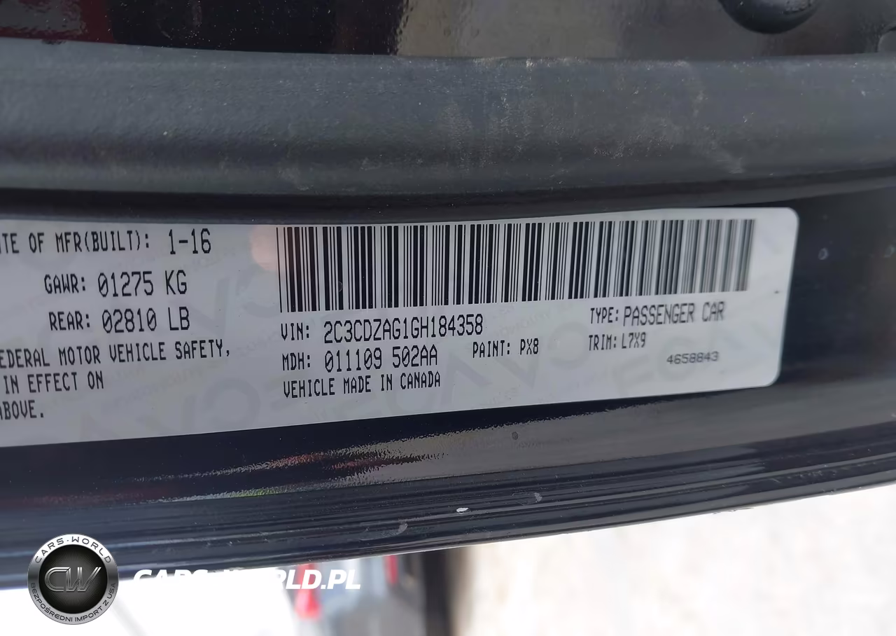 2016 Dodge Challenger Sxt VIN:2C3CDZAG1GH184358 - 9