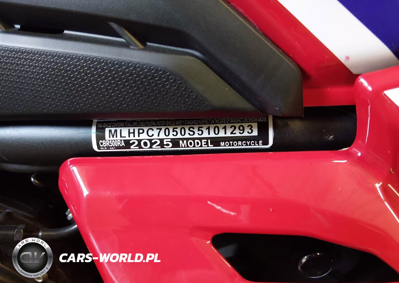 2025 Honda Cbr500 Ra VIN:MLHPC7050S5101293 - 10