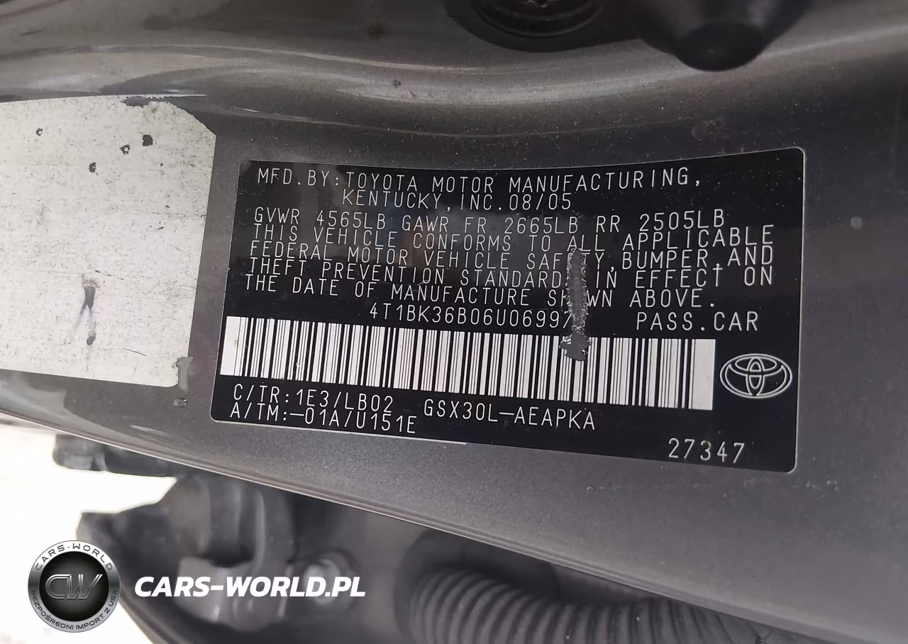 2006 Toyota Avalon Limited VIN:4T1BK36B06U069975 - 9