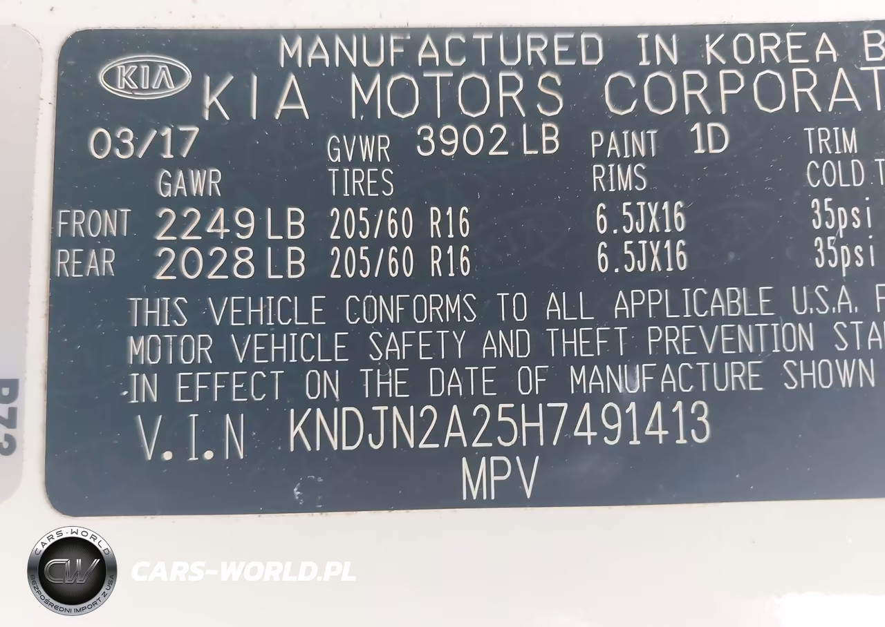 2017 Kia Soul VIN:KNDJN2A25H7491413 - 9