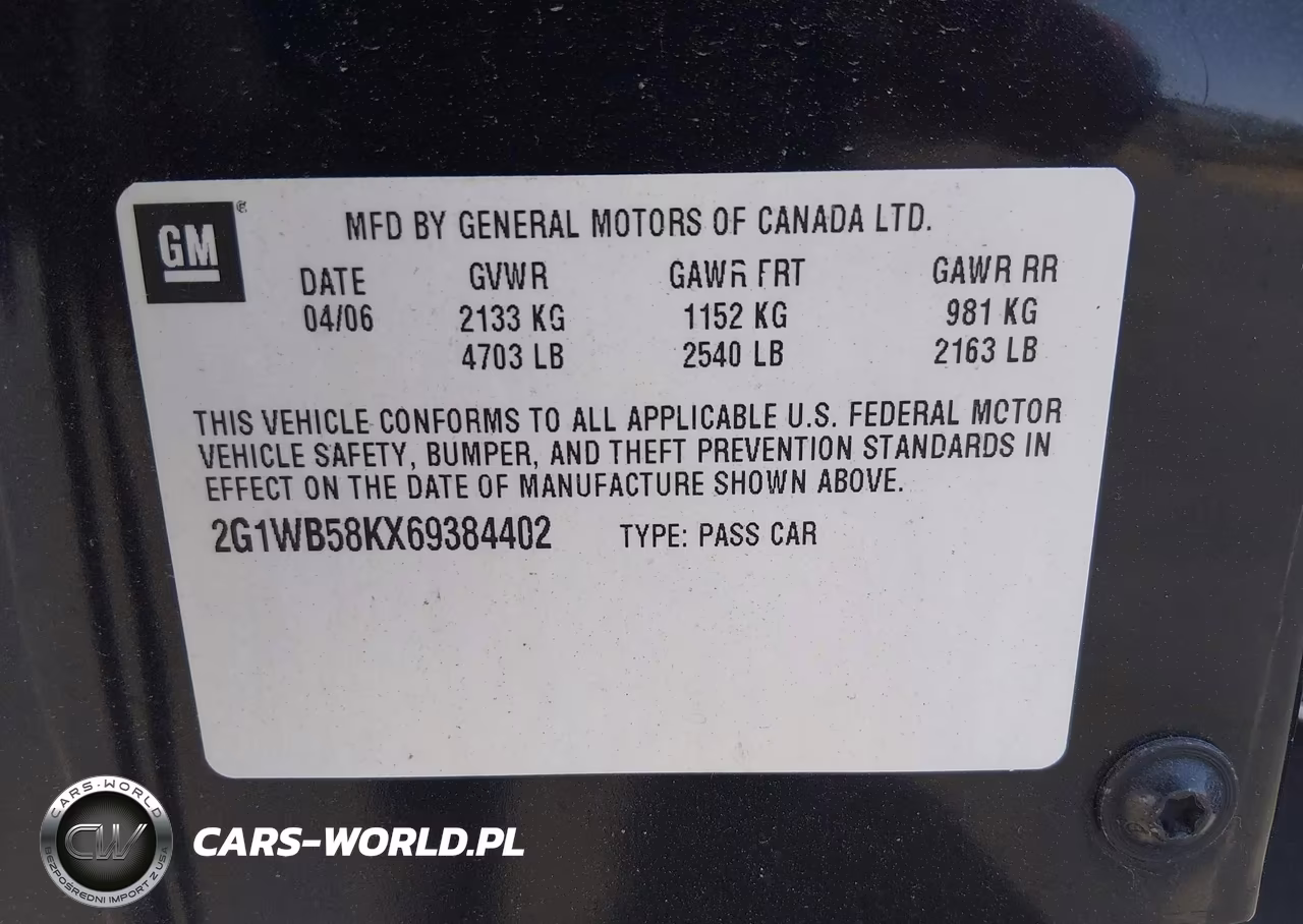 2006 Chevrolet Impala Ls VIN:2G1WB58KX69384402 - 9