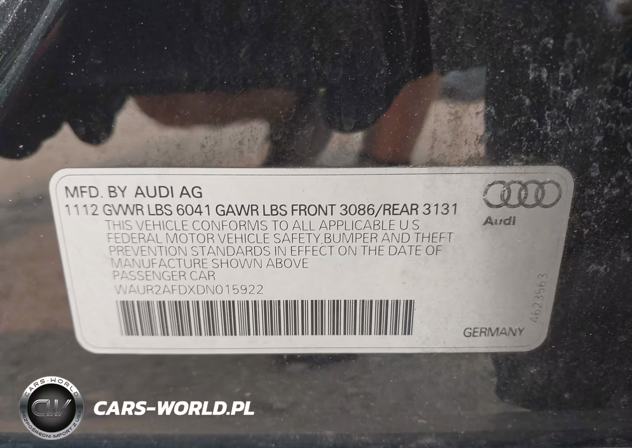 2013 Audi A8 L 4.0T VIN:WAUR2AFDXDN015922 - 9
