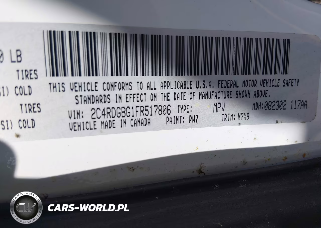 2015 Dodge Grand Caravan Se VIN:2C4RDGBG1FR517806 - 9