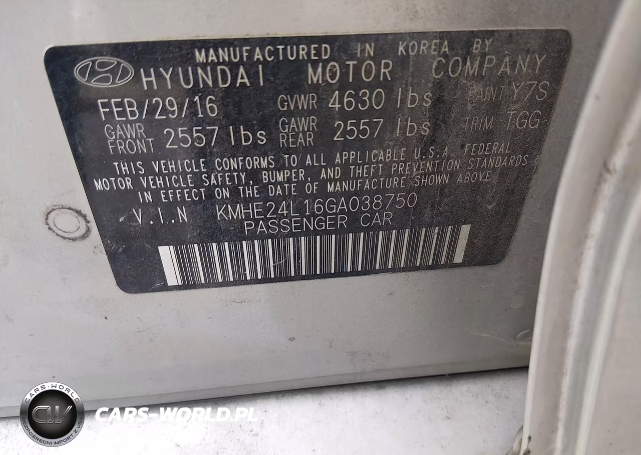 2016 Hyundai Sonata Hybrid Se VIN:KMHE24L16GA038750 - 9