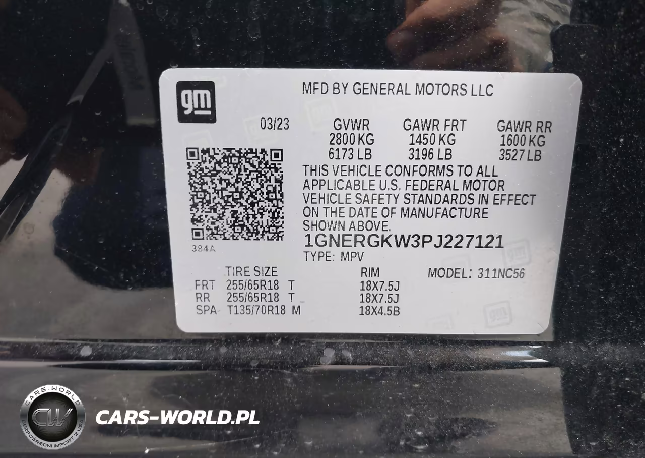 2023 Chevrolet Traverse Fwd Lt Cloth VIN:1GNERGKW3PJ227121 - 9