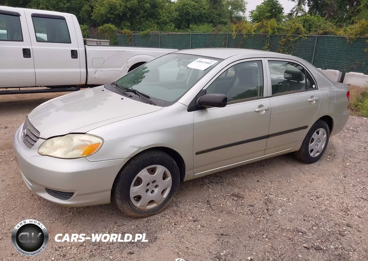 2003 Toyota Corolla Ce VIN:JTDBR32E330033734 - 2
