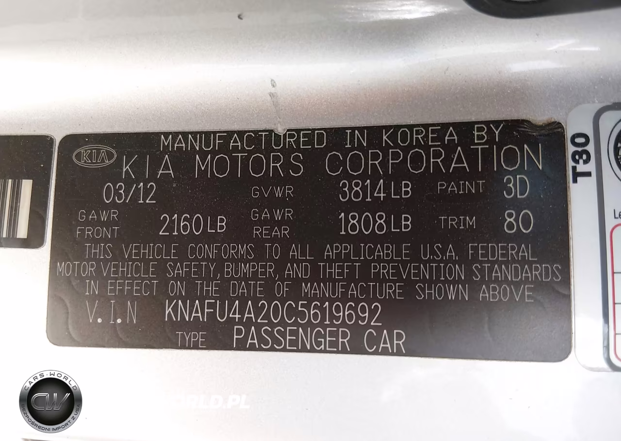 2012 Kia Forte Ex VIN:KNAFU4A20C5619692 - 9