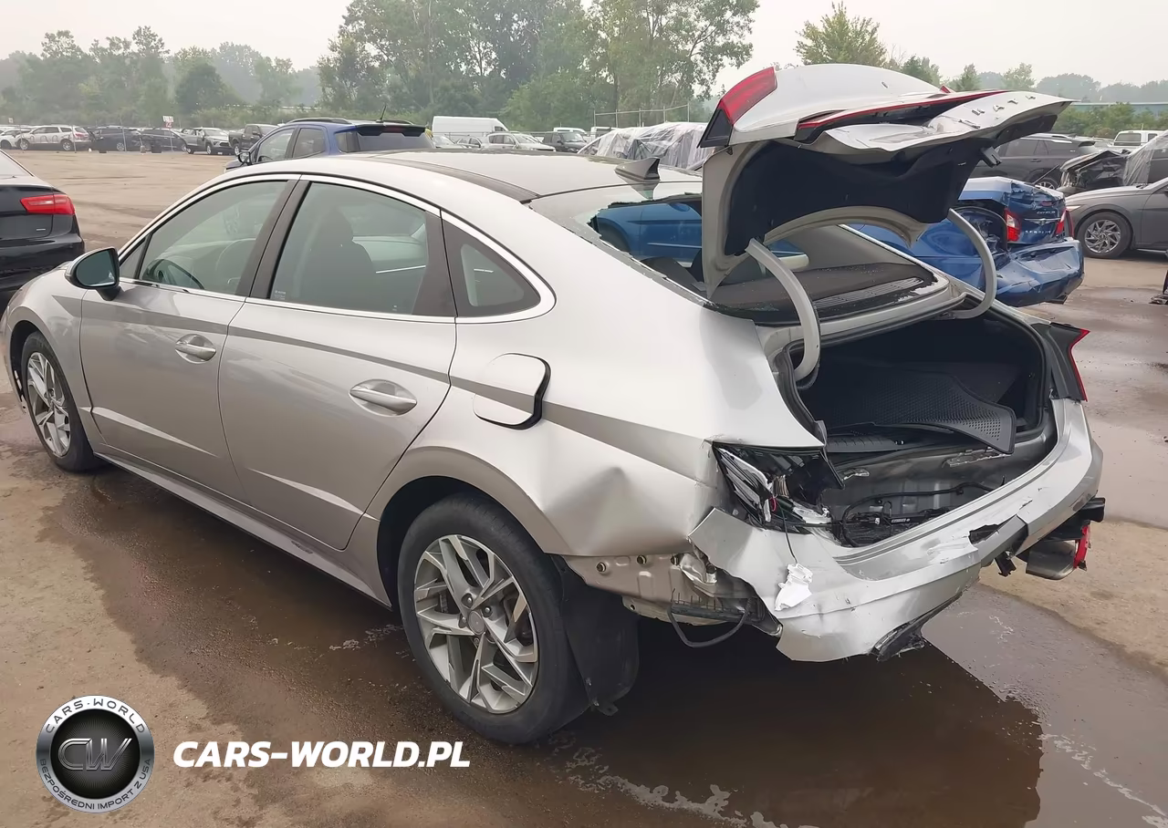 2021 Hyundai Sonata Sel VIN:5NPEF4JAXMH104720 - 3