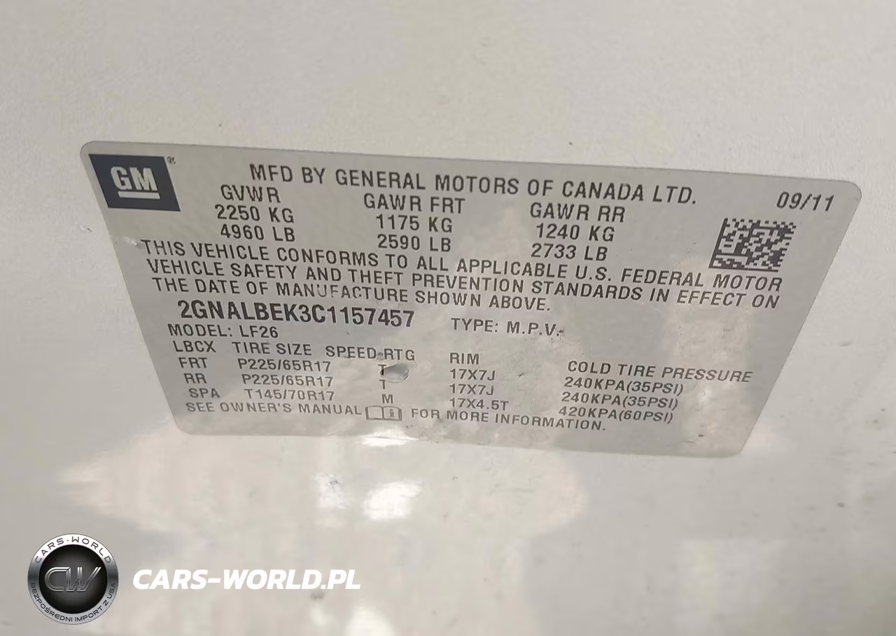 2012 Chevrolet Equinox Ls VIN:2GNALBEK3C1157457 - 9