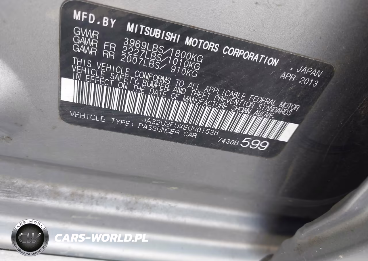 2014 Mitsubishi Lancer Es VIN:JA32U2FUXEU001528 - 9
