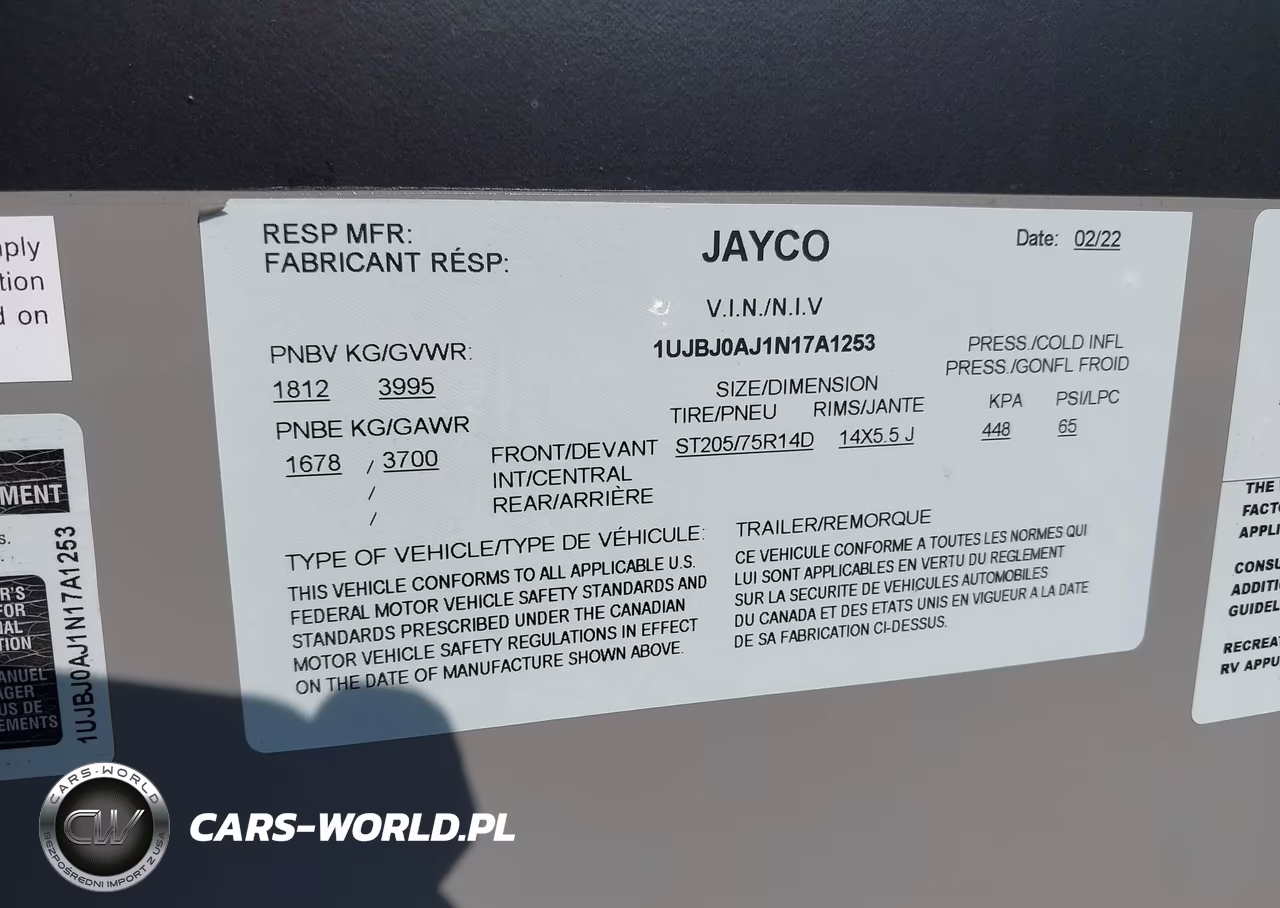 2022 Jayco Jayfl184Bh VIN:1UJBJ0AJ1N17A1253 - 9