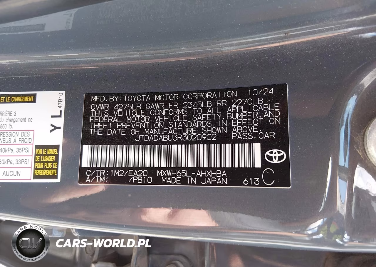 2024 Toyota Prius Limited Awd-E VIN:JTDADABU3R3020902 - 9
