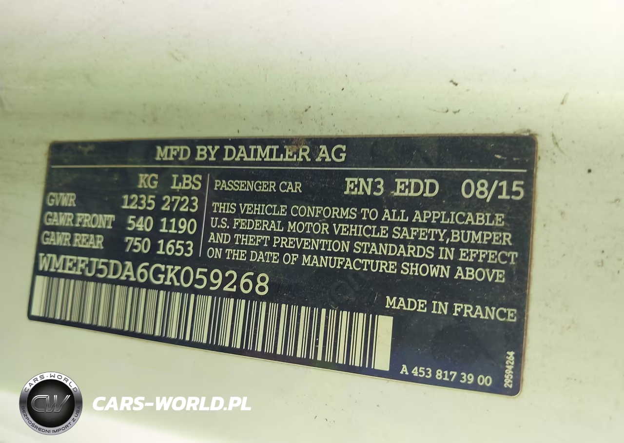2016 Smart Fortwo VIN:WMEFJ5DA6GK059268 - 9
