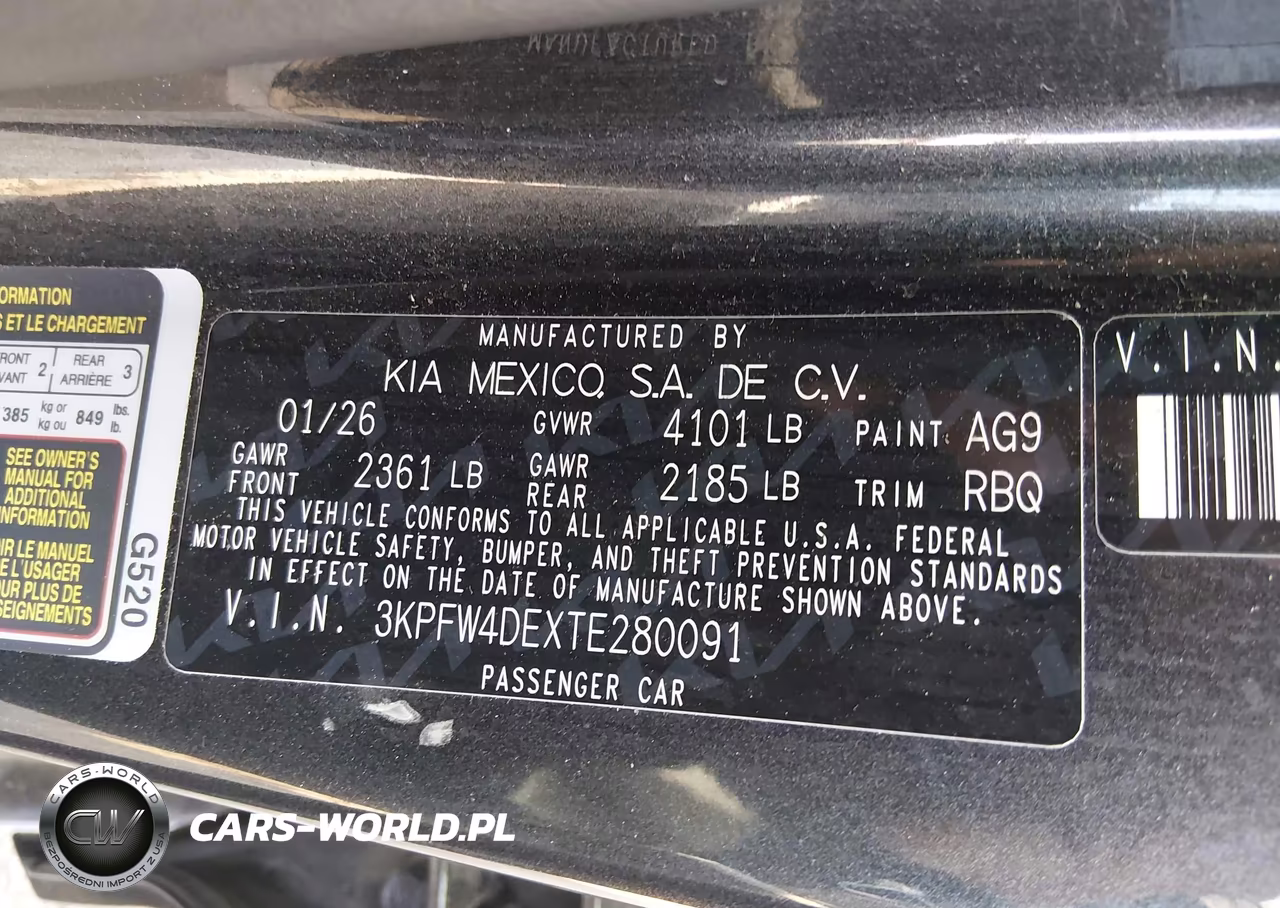 2026 Kia K4 Gt-Line VIN:3KPFW4DEXTE280091 - 9