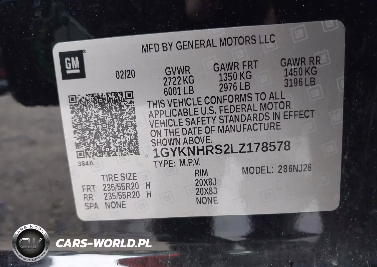 2020 Cadillac Xt5 Awd Sport VIN:1GYKNHRS2LZ178578 - 9