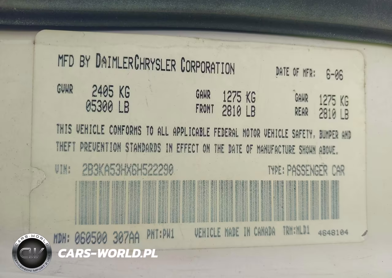 2006 Dodge Charger Rt VIN:2B3KA53HX6H522290 - 9