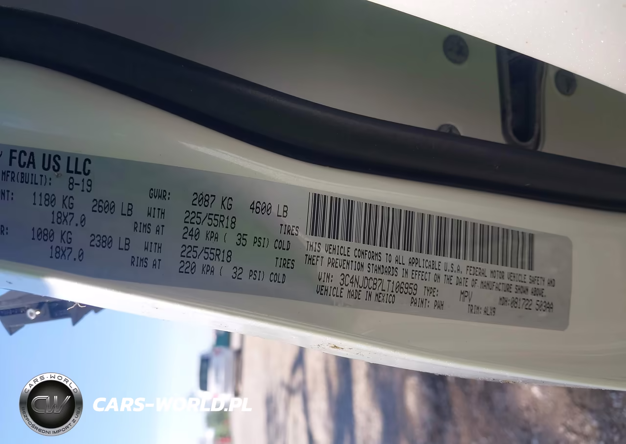 2020 Jeep Compass Limited 4X4 VIN:3C4NJDCB7LT106959 - 9