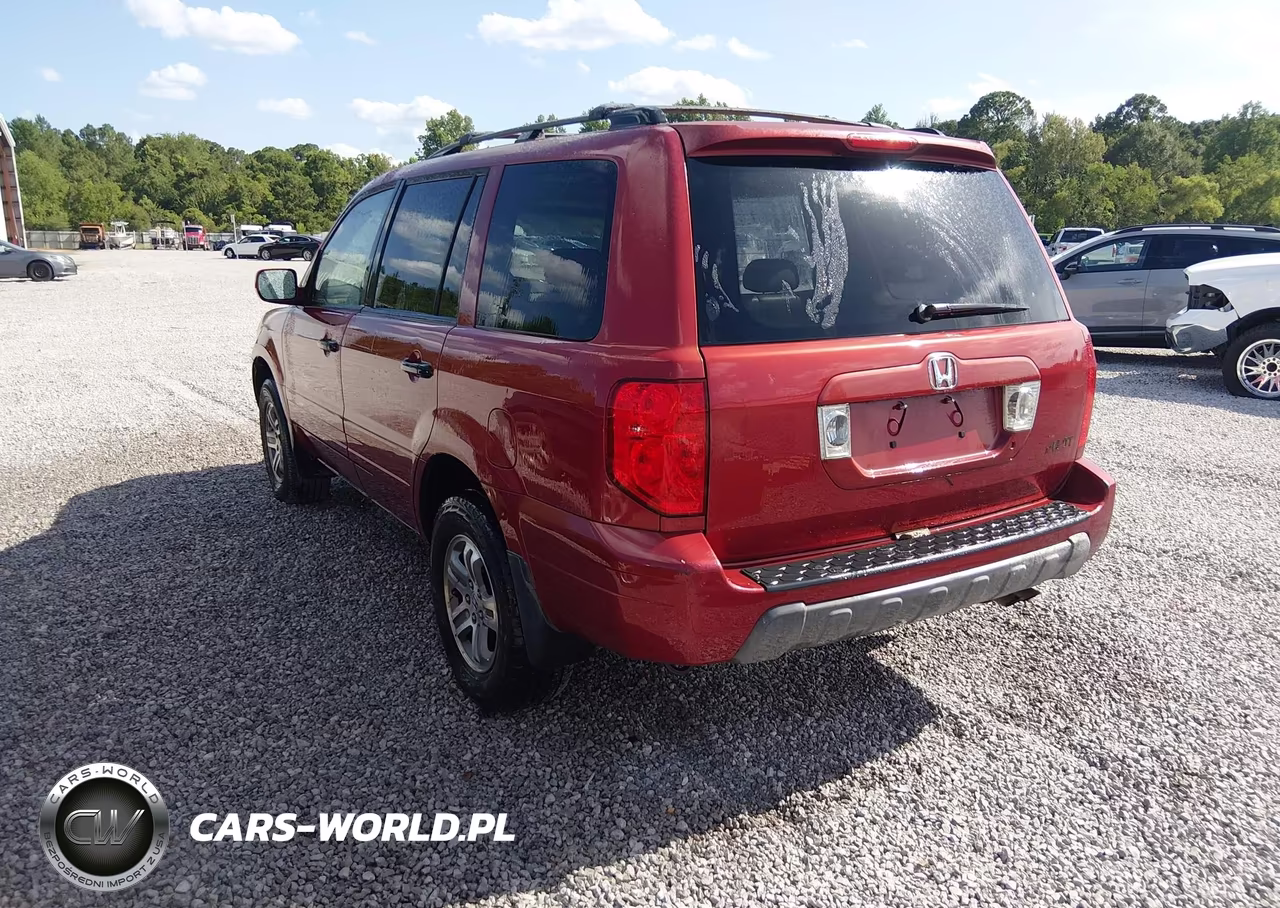 2005 Honda Pilot Ex-L VIN:5FNYF18565B021872 - 3