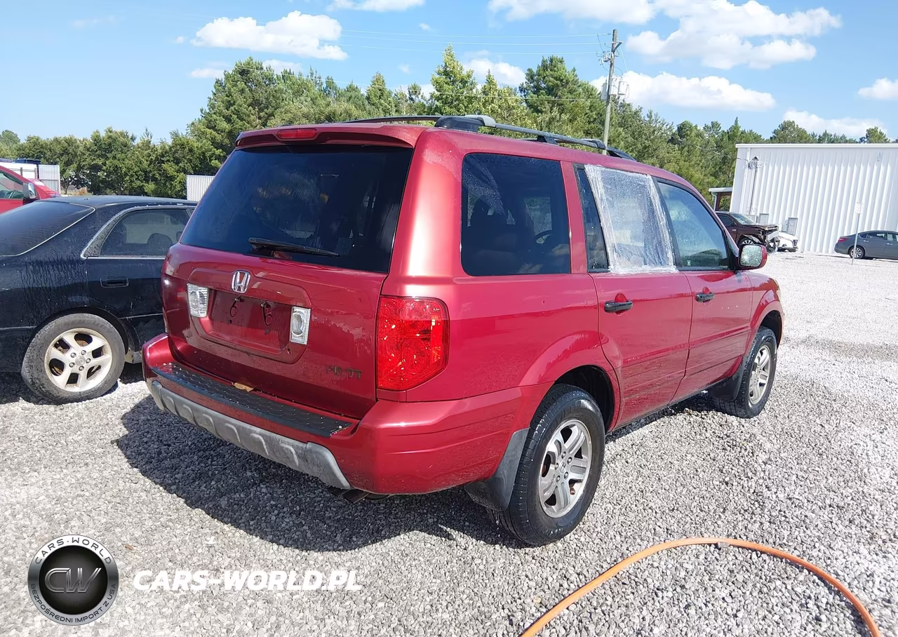 2005 Honda Pilot Ex-L VIN:5FNYF18565B021872 - 4