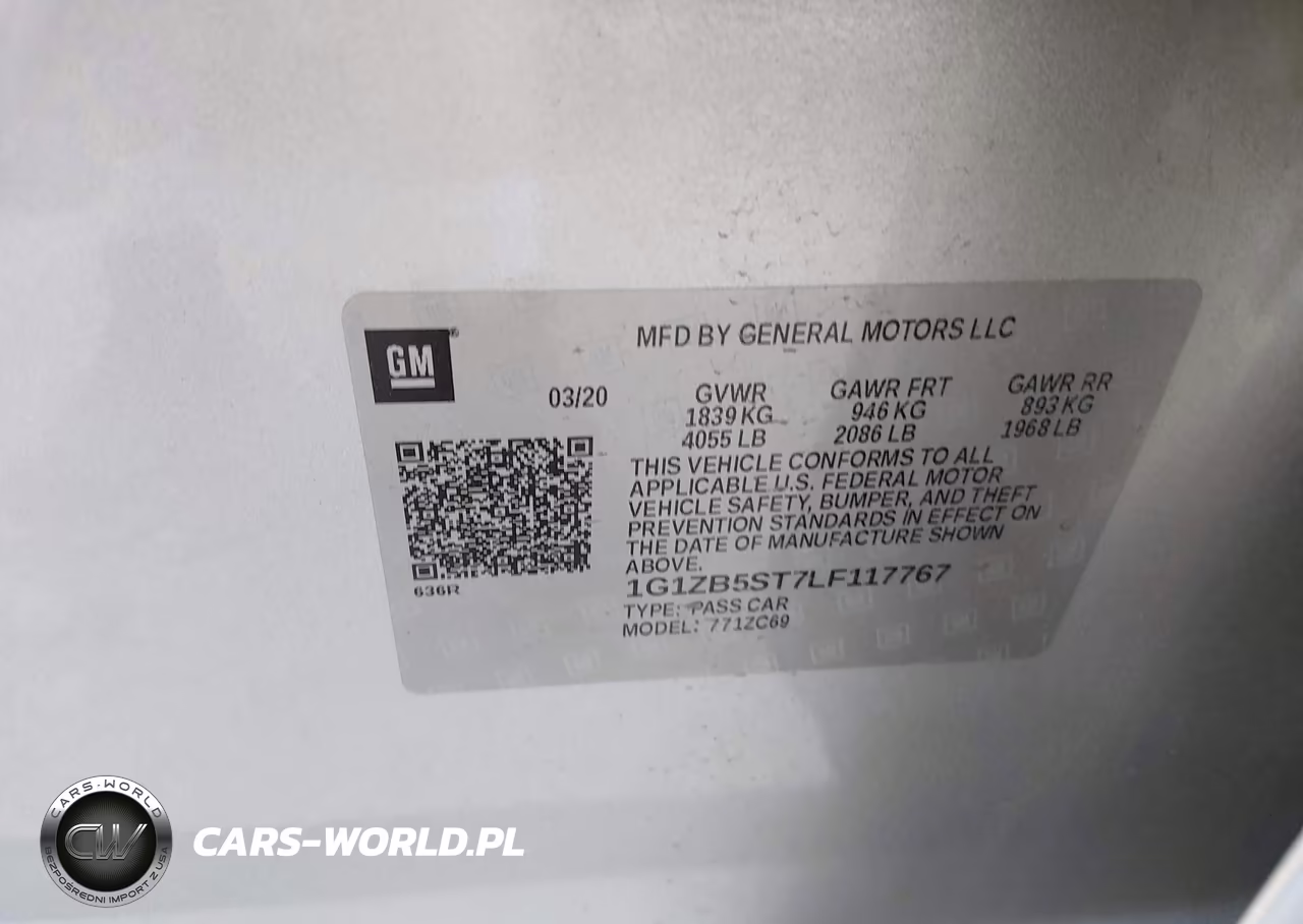2020 Chevrolet Malibu Fwd Ls VIN:1G1ZB5ST7LF117767 - 9