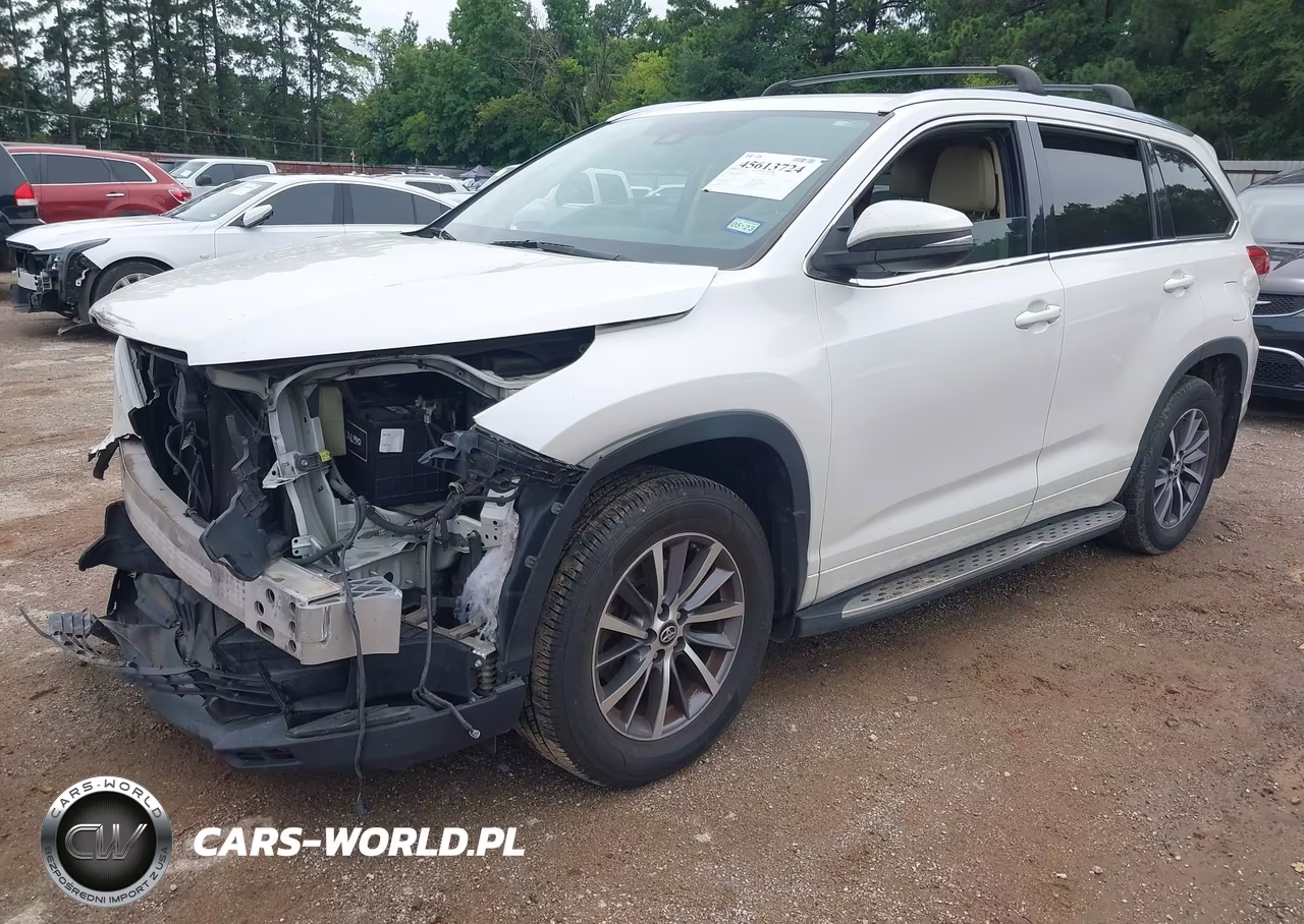 2017 Toyota Highlander Xle VIN:5TDKZRFHXHS187756 - 2