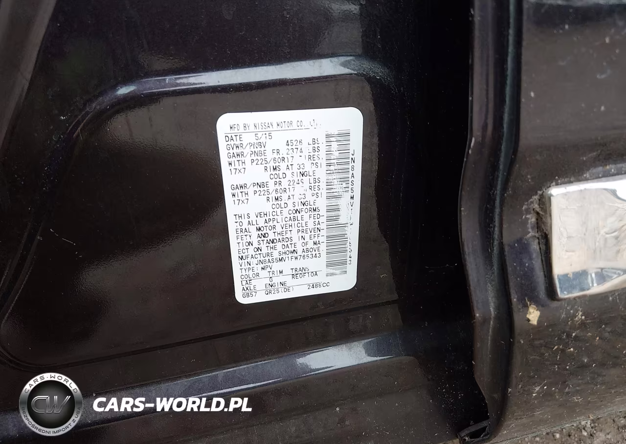 2015 Nissan Rogue Select S VIN:JN8AS5MV1FW765343 - 9