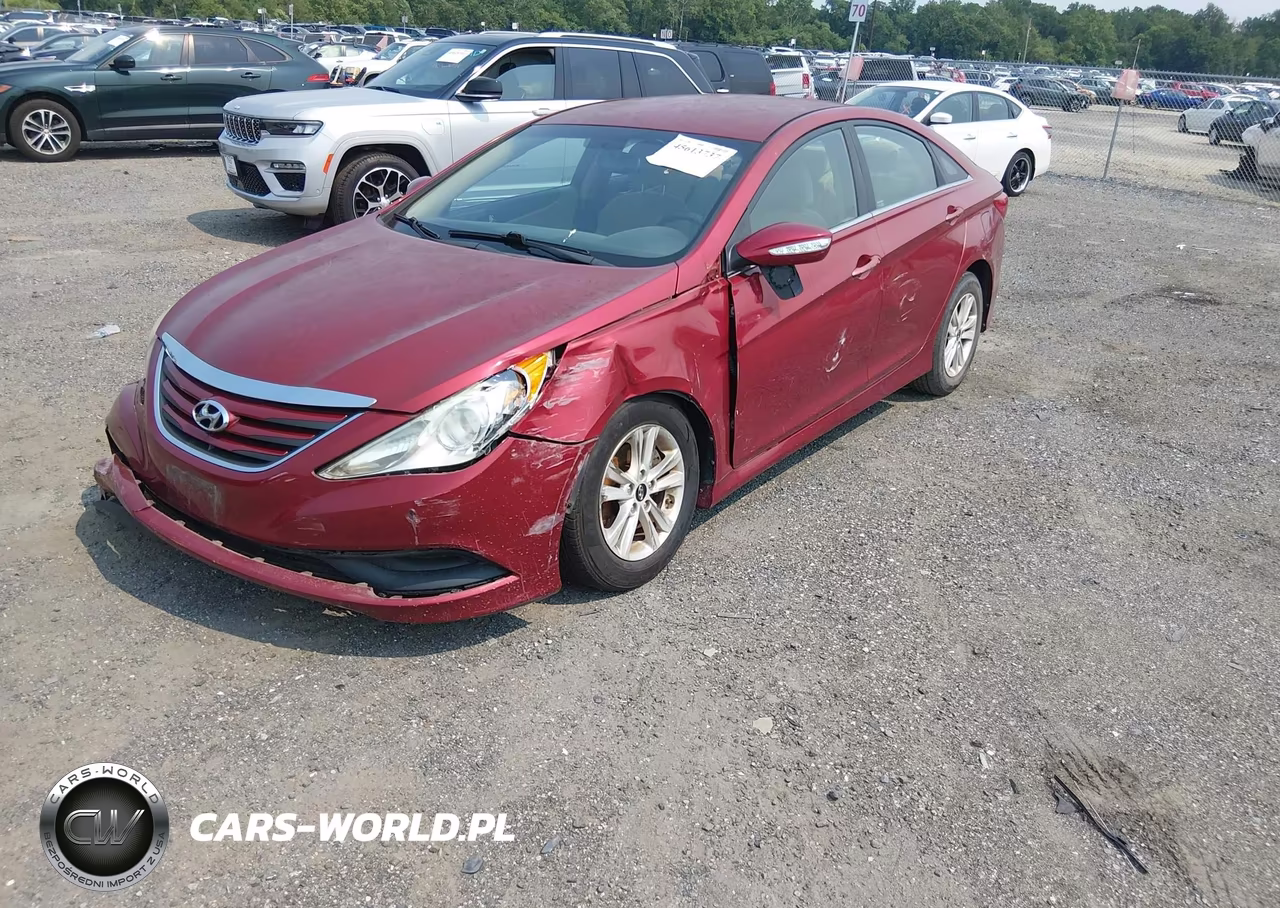2014 Hyundai Sonata Gls VIN:5NPEB4AC3EH861666 - 2