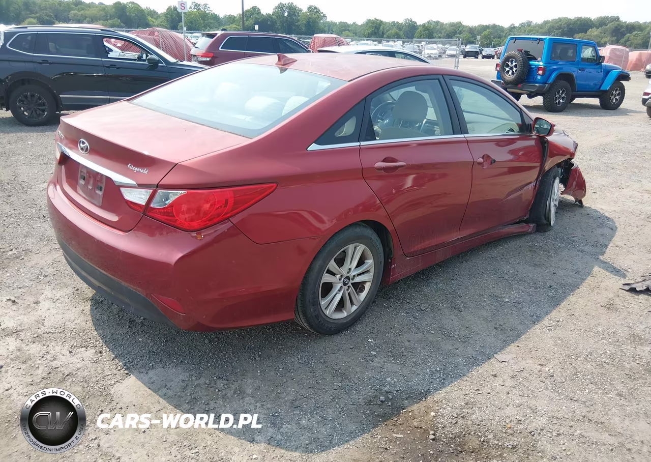 2014 Hyundai Sonata Gls VIN:5NPEB4AC3EH861666 - 4