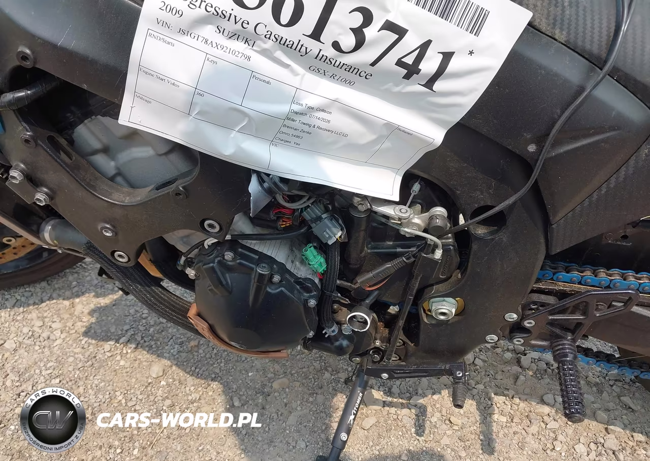 2009 Suzuki Gsx-R1000 VIN:JS1GT78AX92102798 - 9