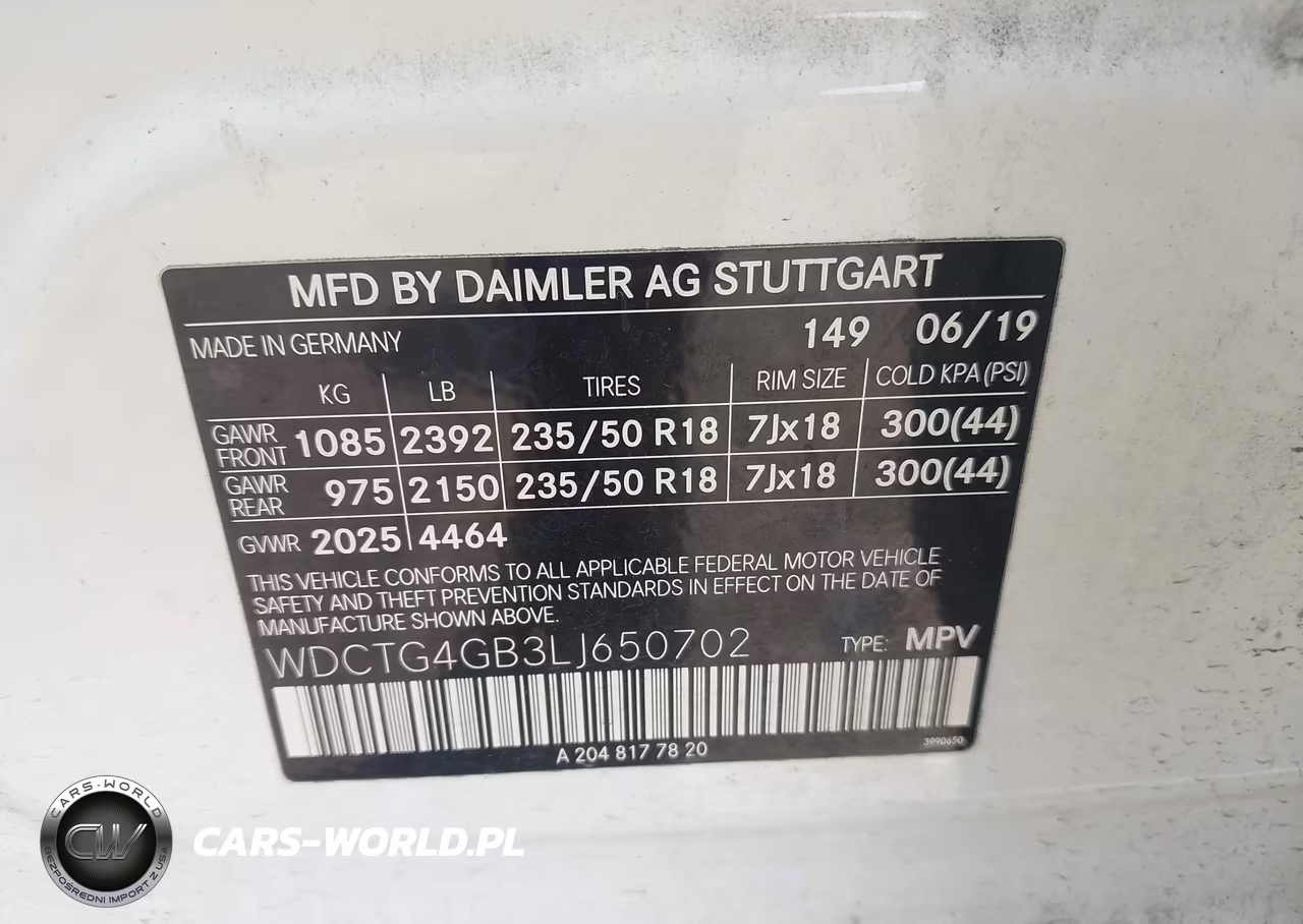 2020 Mercedes-Benz Gla 250 4Matic VIN:WDCTG4GB3LJ650702 - 9