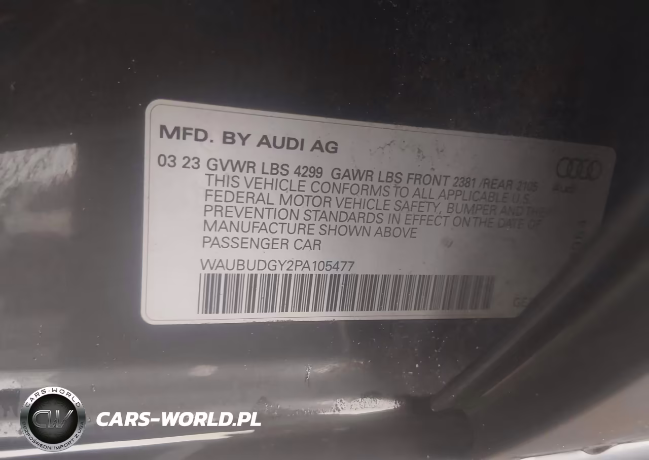 2023 Audi A3 Premium Plus 40 Tfsi Front-Wheel Drive S Tronic VIN:WAUBUDGY2PA105477 - 9