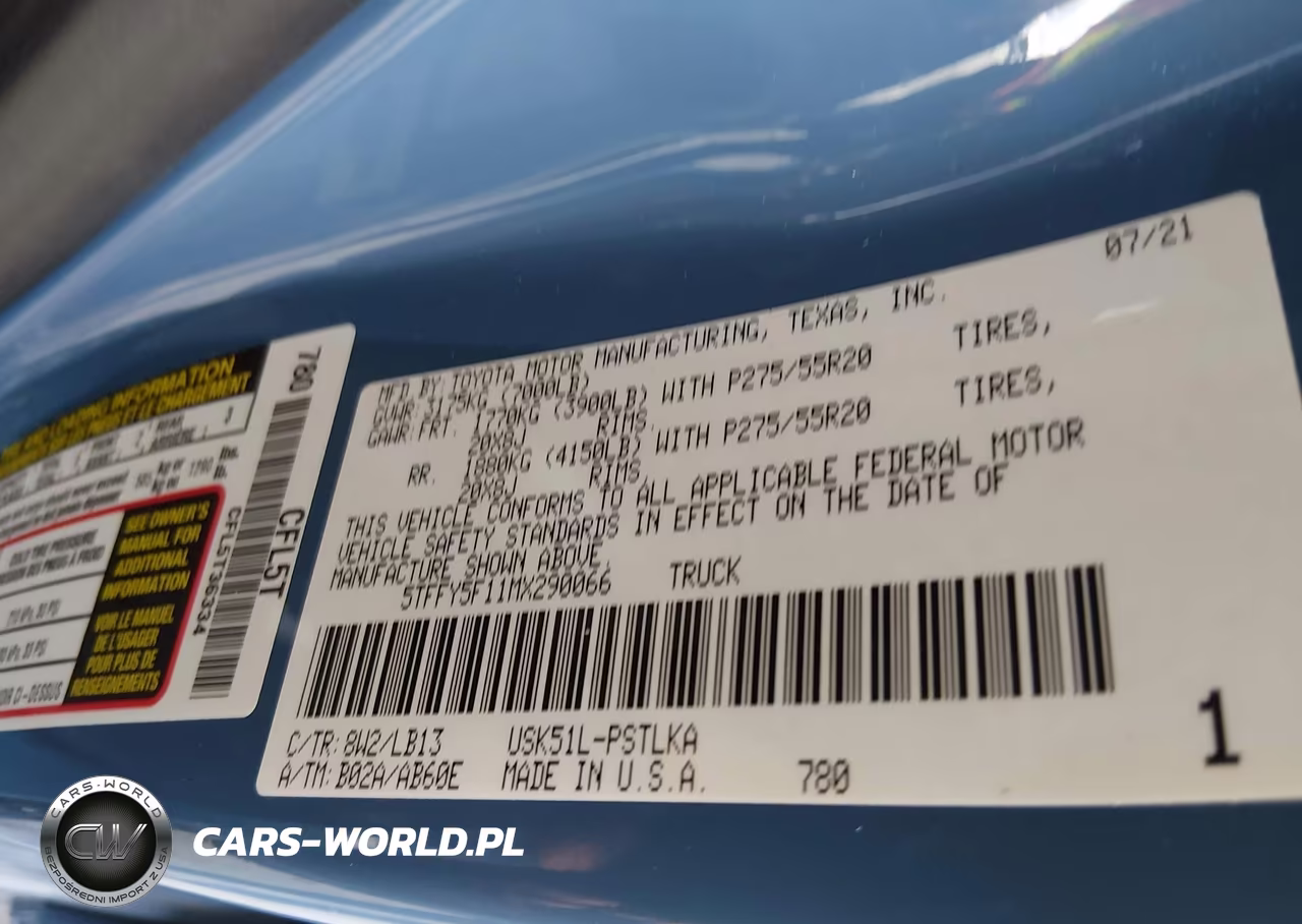 2021 Toyota Tundra Limited VIN:5TFFY5F11MX290066 - 9