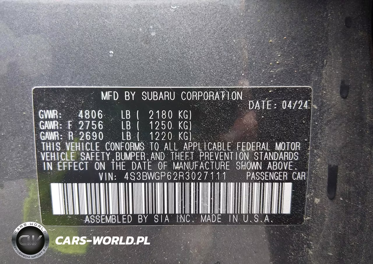2024 Subaru Legacy Touring Xt VIN:4S3BWGP62R3027111 - 9