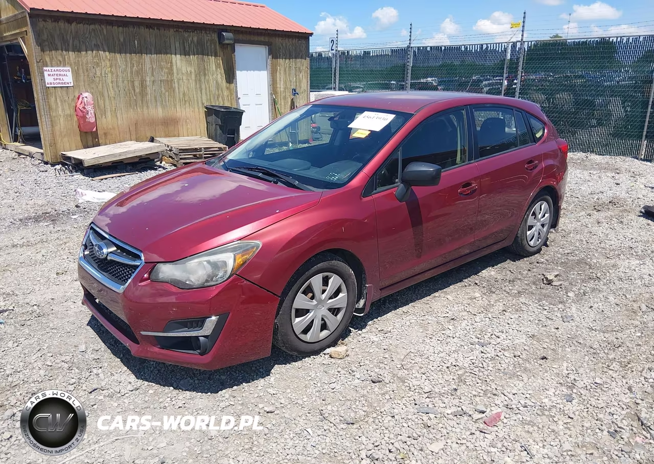 2016 Subaru Impreza 2.0I VIN:JF1GPAA69G8257355 - 2