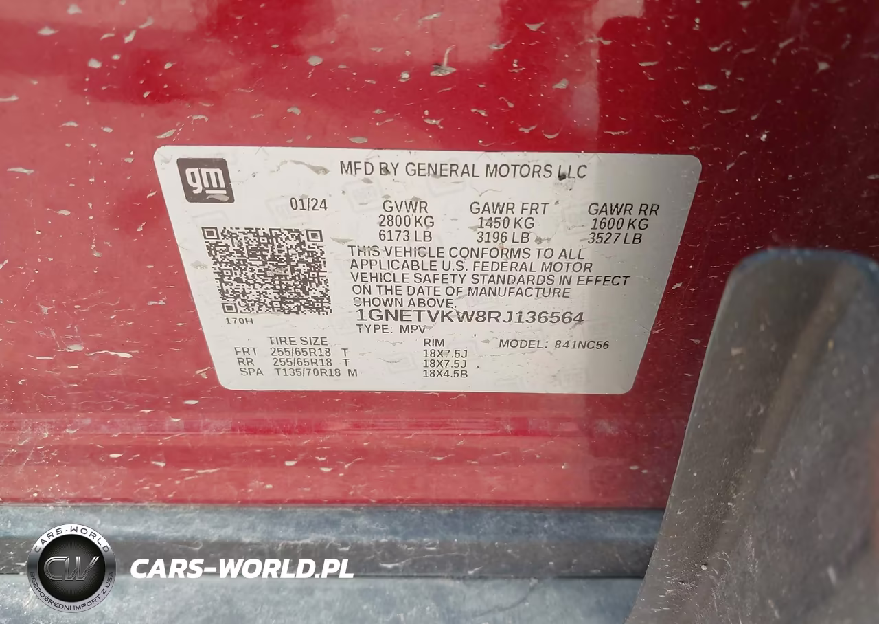 2024 Chevrolet Traverse Limited Awd Lt Cloth VIN:1GNETVKW8RJ136564 - 9