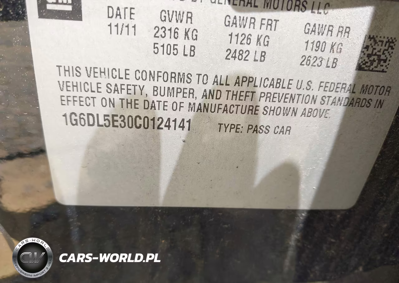 2012 Cadillac Cts Performance VIN:1G6DL5E30C0124141 - 9