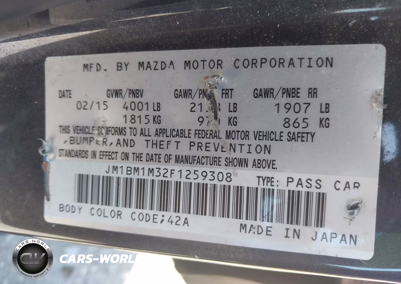 2015 Mazda Mazda3 S Grand Touring VIN:JM1BM1M32F1259308 - 9