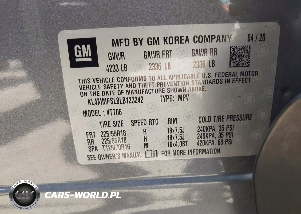 2020 Buick Encore Gx Fwd Essence VIN:KL4MMFSL8LB123242 - 9