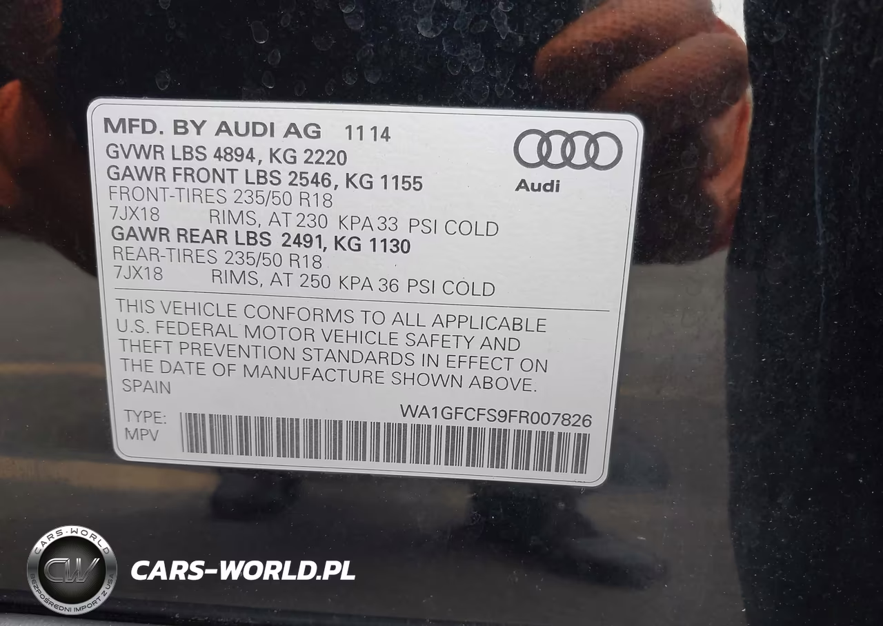 2015 Audi Q3 2.0T Premium Plus VIN:WA1GFCFS9FR007826 - 9