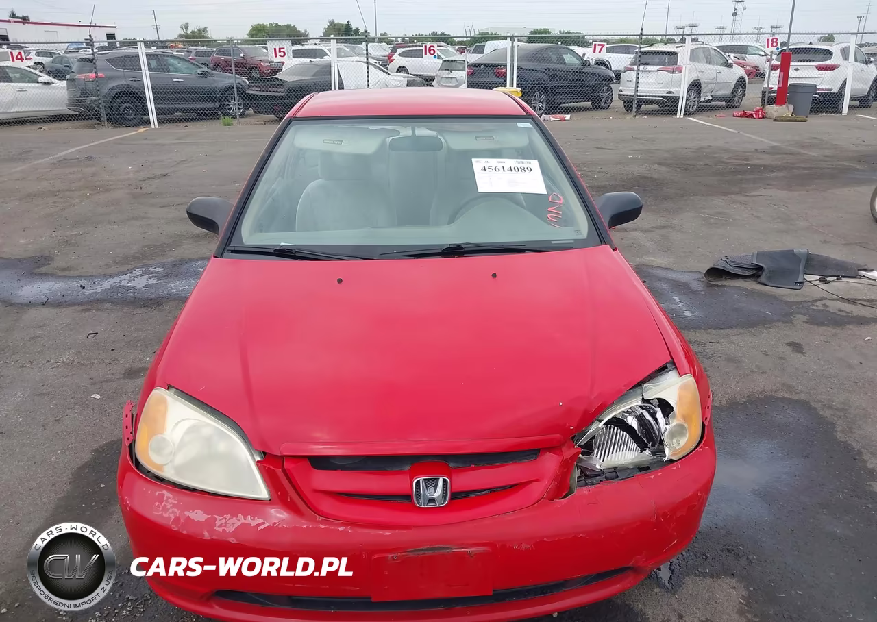2001 Honda Civic Lx VIN:1HGEM225X1L073134 - 12