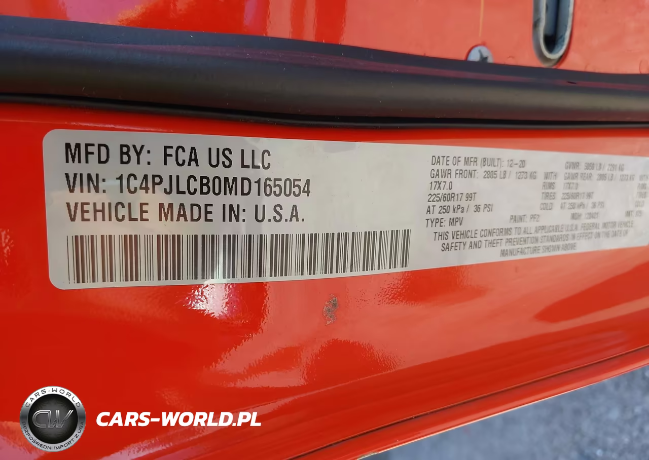 2021 Jeep Cherokee Latitude Fwd VIN:1C4PJLCB0MD165054 - 9