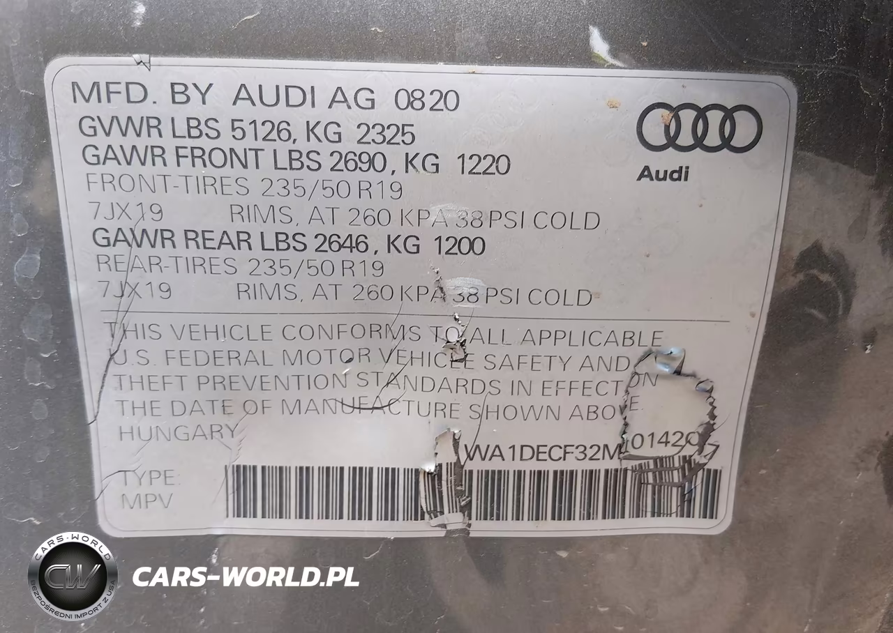 2021 Audi Q3 Premium 45 Tfsi S Line Quattro Tiptronic VIN:WA1DECF32M1014207 - 9