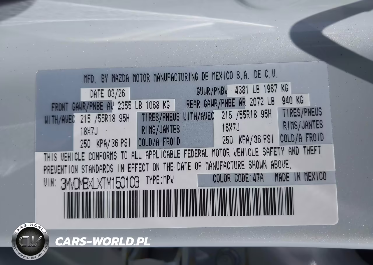 2026 Mazda Cx-30 2.5 S Aire Edition VIN:3MVDMBXLXTM150103 - 9