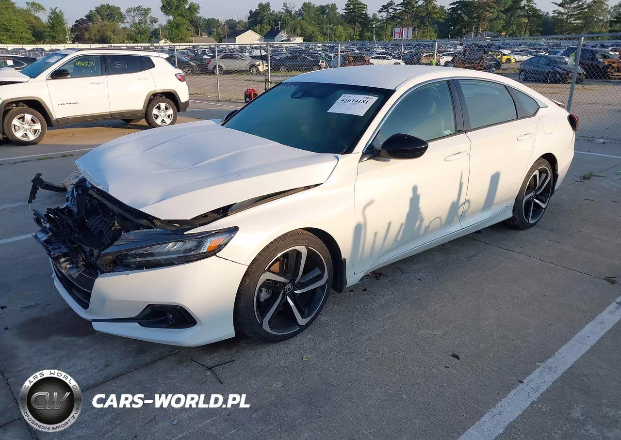 2022 Honda Accord Sport VIN:1HGCV1F35NA009558 - 2