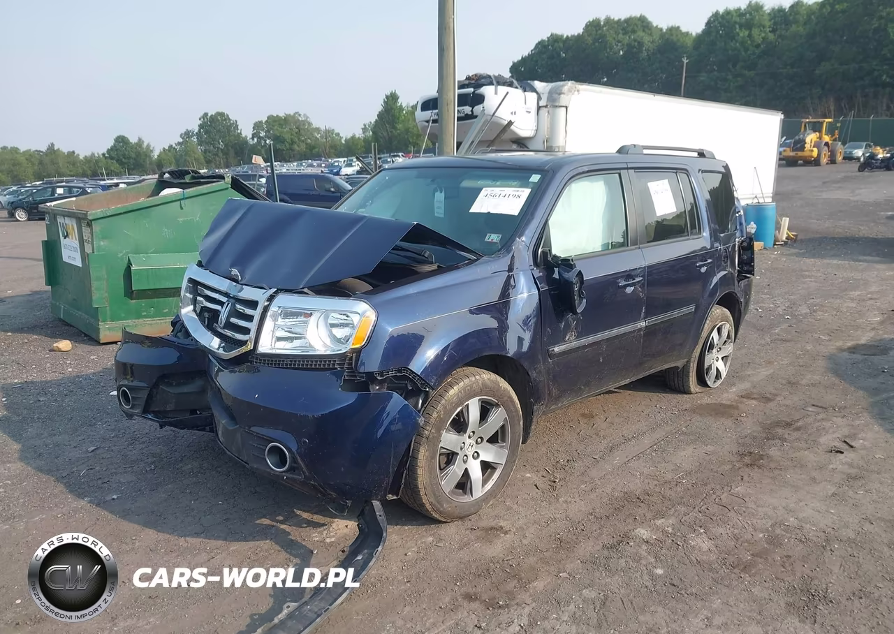 2013 Honda Pilot Touring VIN:5FNYF4H90DB077650 - 2