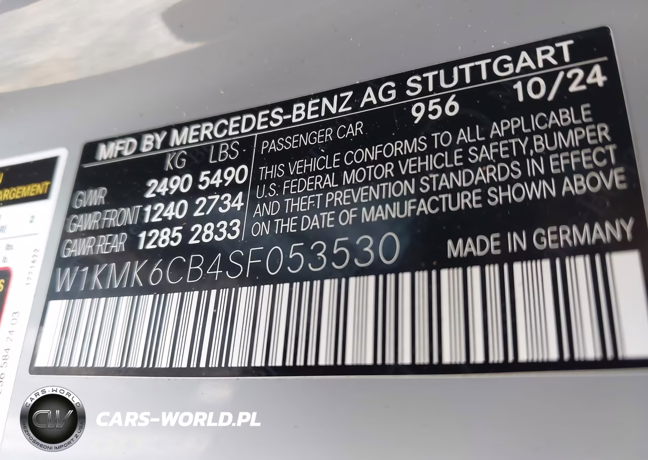 2025 Mercedes-Benz Amg Cle 53 VIN:W1KMK6CB4SF053530 - 9