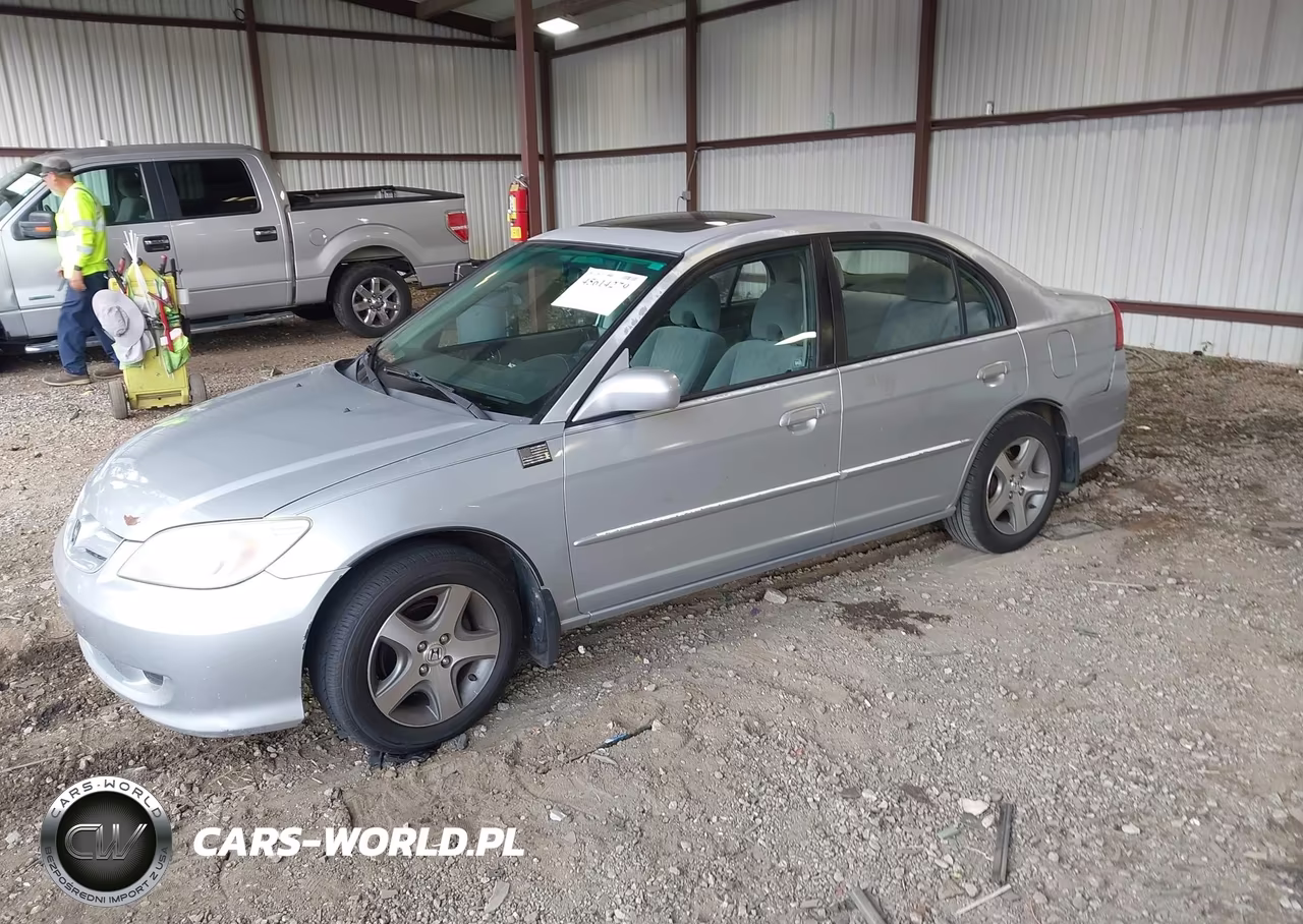 2004 Honda Civic Ex VIN:2HGES26764H606437 - 2