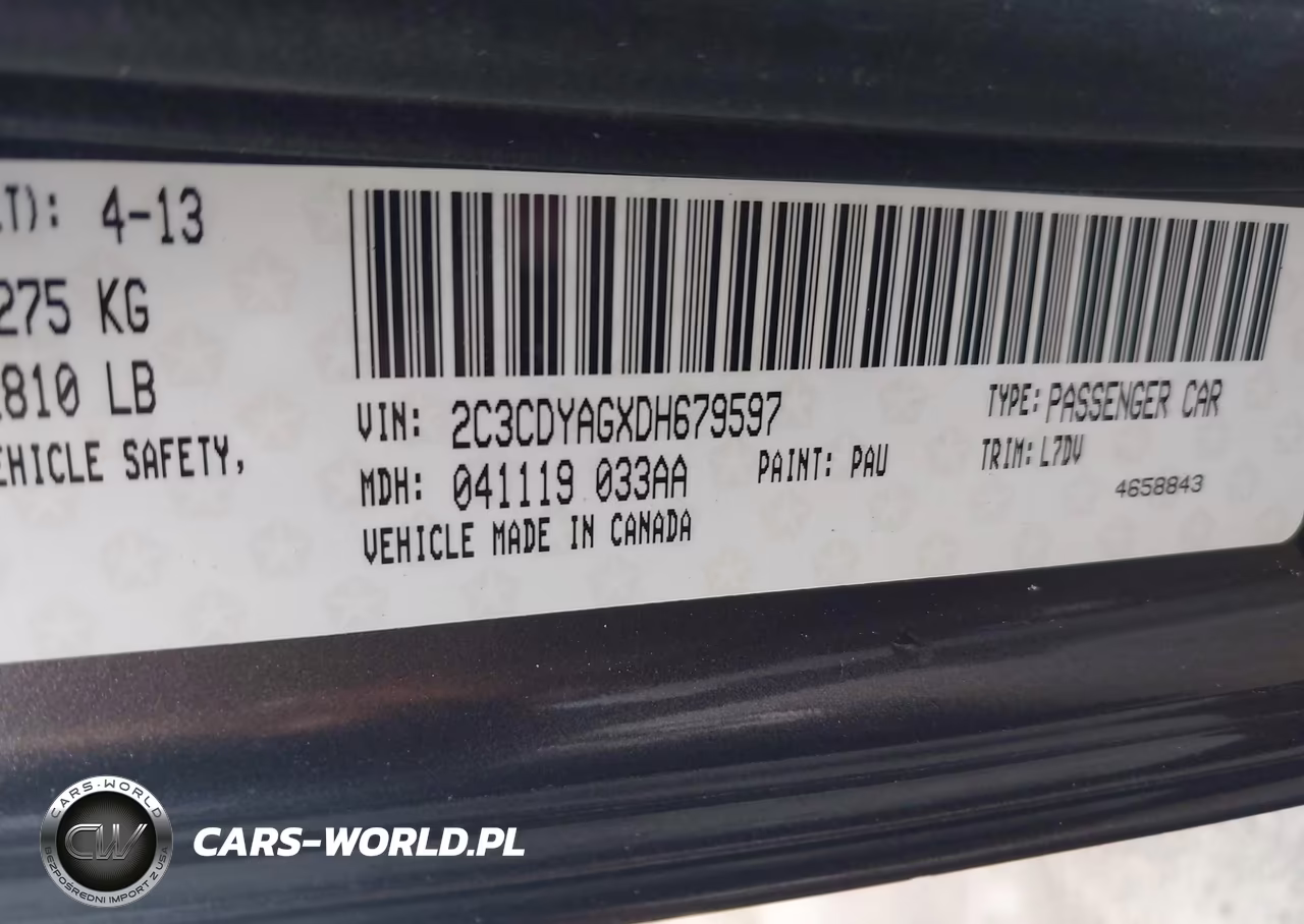 2013 Dodge Challenger Sxt VIN:2C3CDYAGXDH679597 - 9